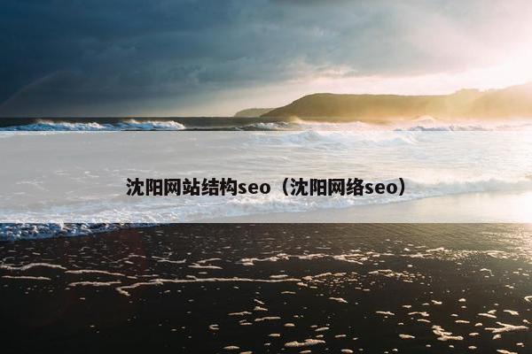 沈阳网站结构seo（沈阳网络seo）