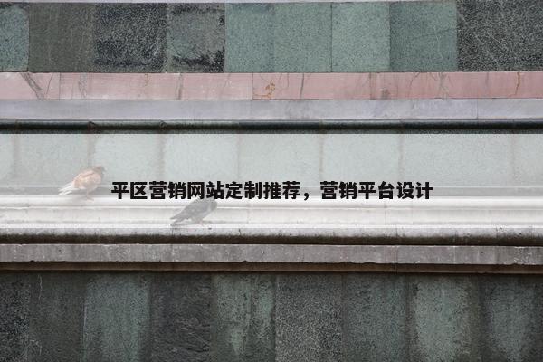 平区营销网站定制推荐，营销平台设计