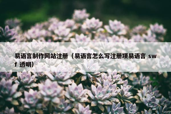 易语言制作网站注册（易语言怎么写注册项易语言 swf 透明）