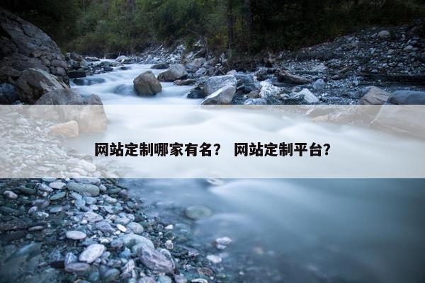 网站定制哪家有名？ 网站定制平台？
