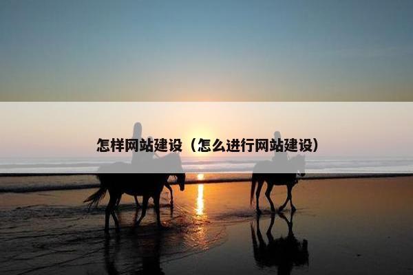 怎样网站建设（怎么进行网站建设）