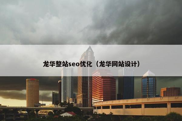 龙华整站seo优化（龙华网站设计）