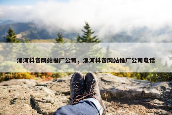 漯河抖音网站推广公司，漯河抖音网站推广公司电话