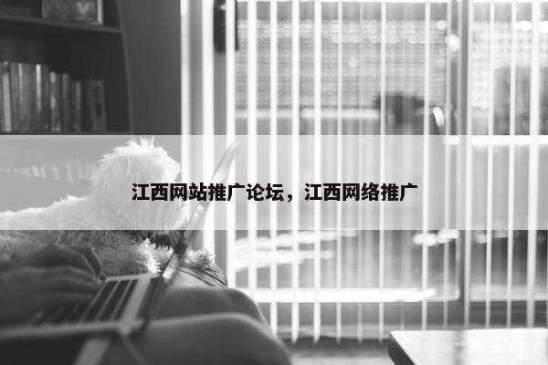 江西网站推广论坛，江西网络推广