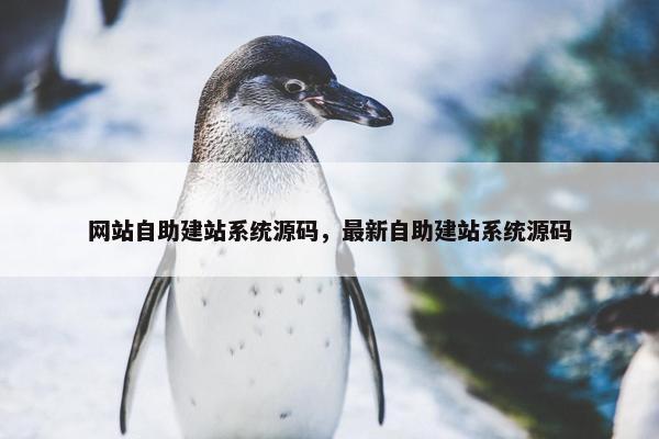 网站自助建站系统源码，最新自助建站系统源码