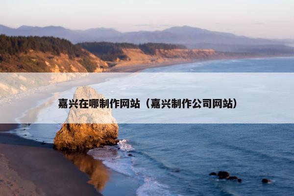 嘉兴在哪制作网站（嘉兴制作公司网站）