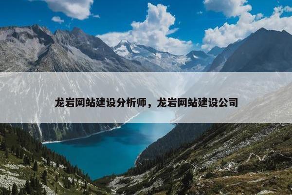 龙岩网站建设分析师，龙岩网站建设公司