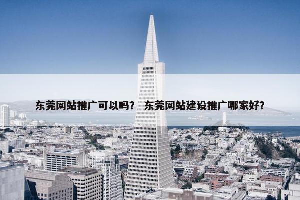 东莞网站推广可以吗？ 东莞网站建设推广哪家好？