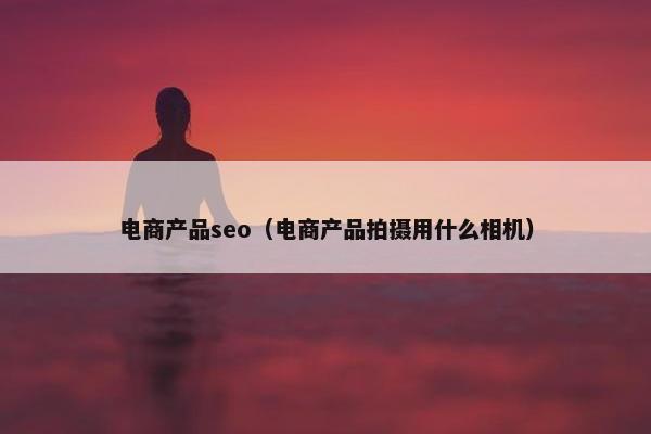 电商产品seo（电商产品拍摄用什么相机）