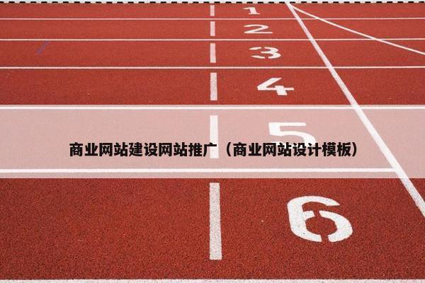 商业网站建设网站推广（商业网站设计模板）