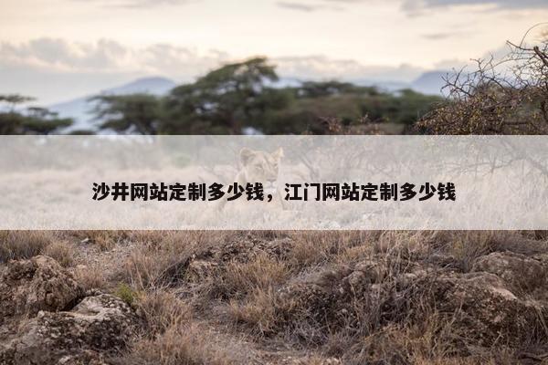 沙井网站定制多少钱，江门网站定制多少钱