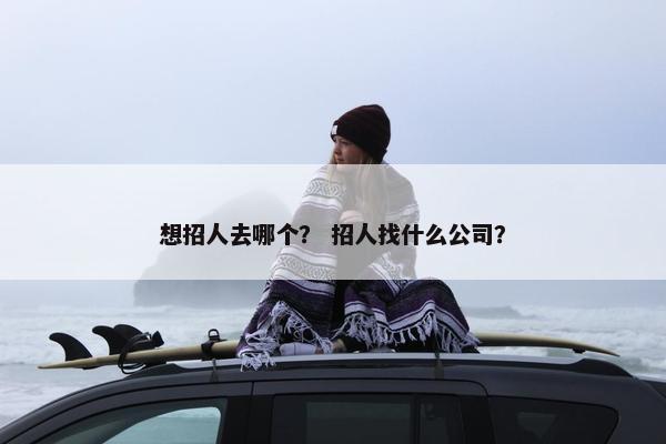 想招人去哪个？ 招人找什么公司？