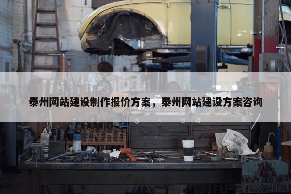 泰州网站建设制作报价方案，泰州网站建设方案咨询