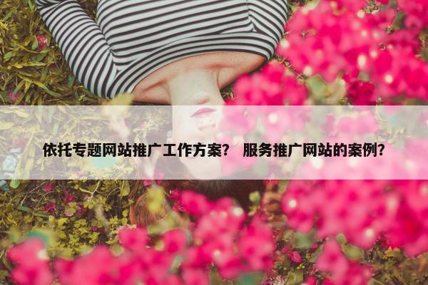 依托专题网站推广工作方案？ 服务推广网站的案例？