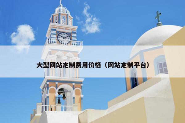 大型网站定制费用价格（网站定制平台）