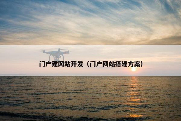 门户建网站开发（门户网站搭建方案）