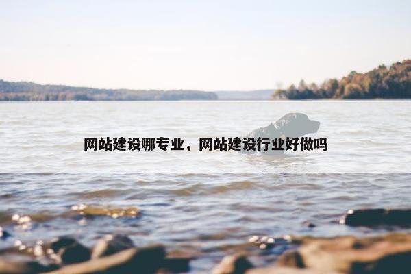 网站建设哪专业，网站建设行业好做吗