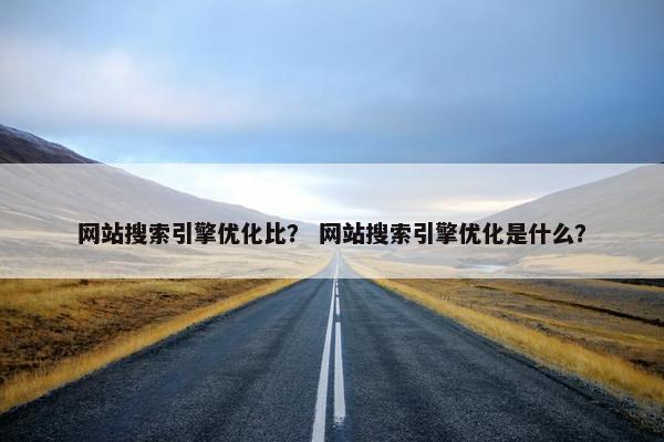 网站搜索引擎优化比？ 网站搜索引擎优化是什么？