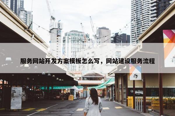 服务网站开发方案模板怎么写，网站建设服务流程
