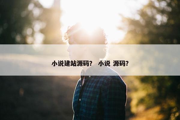 小说建站源码？ 小说 源码？