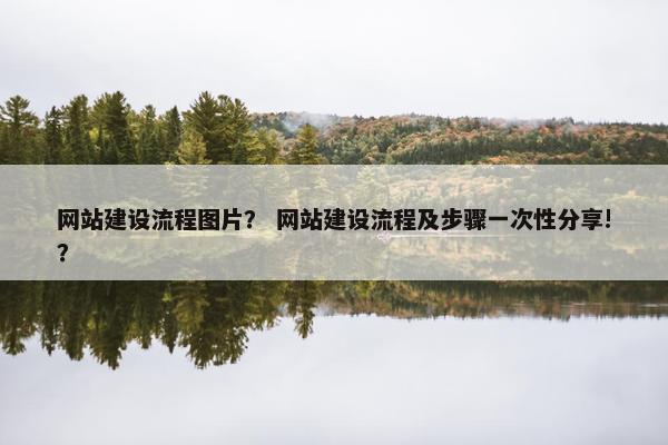 网站建设流程图片？ 网站建设流程及步骤一次性分享!？