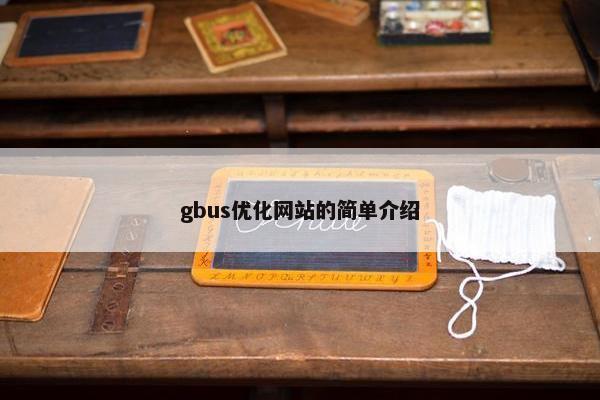 gbus优化网站的简单介绍