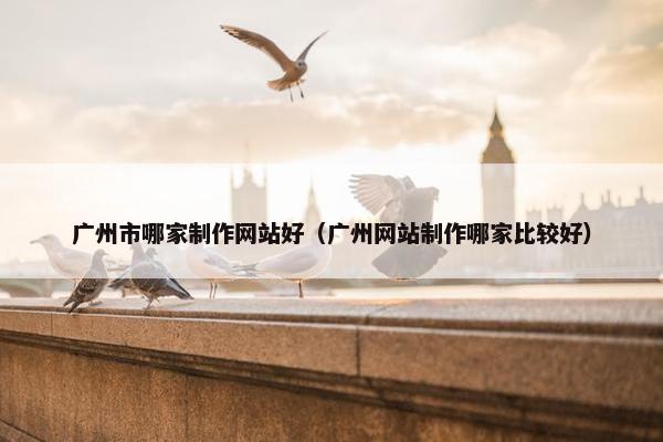 广州市哪家制作网站好（广州网站制作哪家比较好）