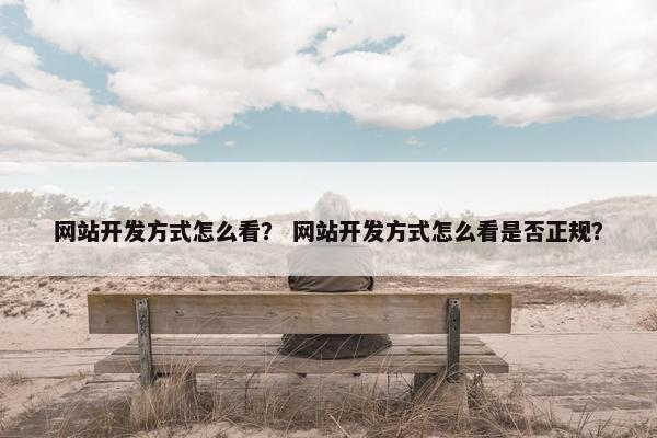 网站开发方式怎么看？ 网站开发方式怎么看是否正规？