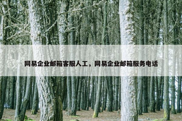 网易企业邮箱客服人工，网易企业邮箱服务电话