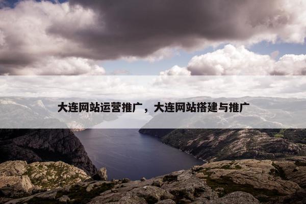 大连网站运营推广，大连网站搭建与推广