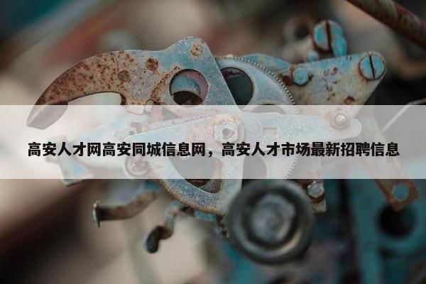 高安人才网高安同城信息网，高安人才市场最新招聘信息