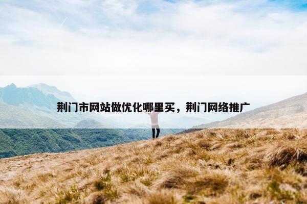 荆门市网站做优化哪里买，荆门网络推广