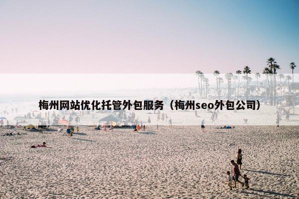 梅州网站优化托管外包服务（梅州seo外包公司）