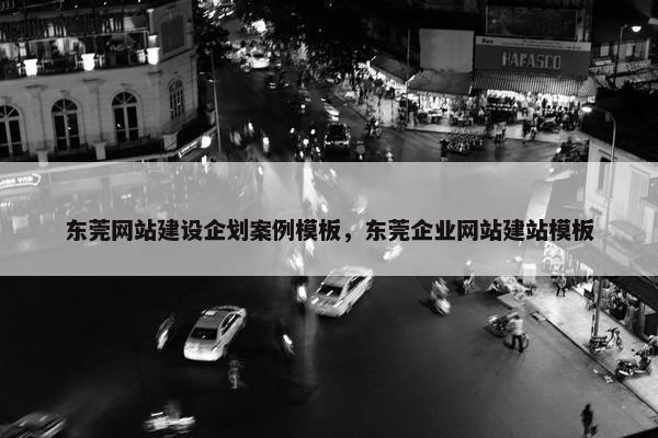 东莞网站建设企划案例模板，东莞企业网站建站模板