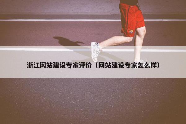 浙江网站建设专家评价（网站建设专家怎么样）