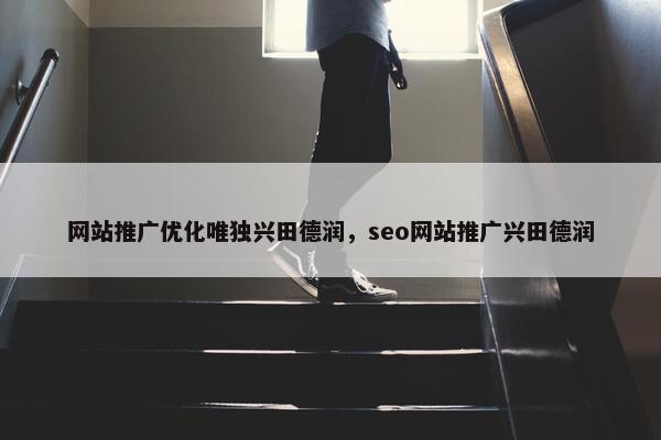 网站推广优化唯独兴田德润，seo网站推广兴田德润