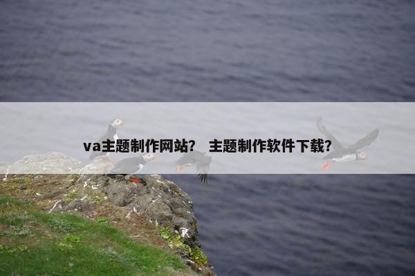 va主题制作网站？ 主题制作软件下载？