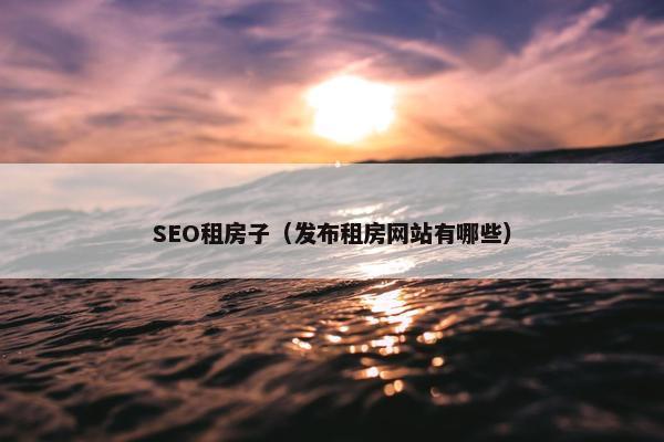 SEO租房子（发布租房网站有哪些）