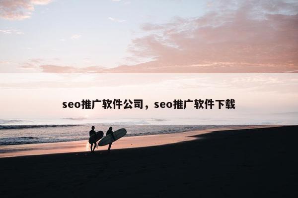 seo推广软件公司，seo推广软件下载