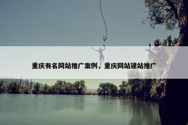 重庆有名网站推广案例，重庆网站建站推广