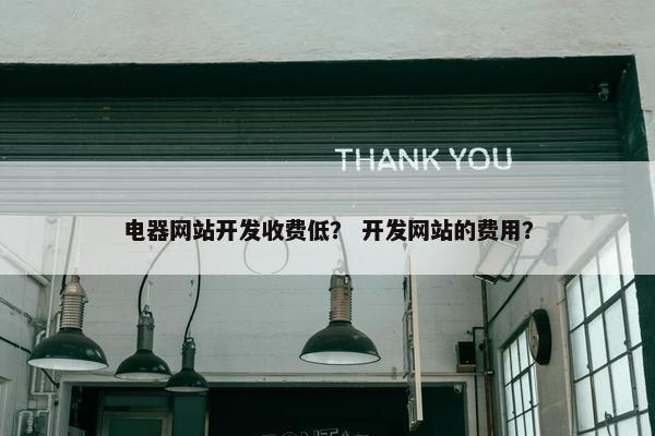 电器网站开发收费低？ 开发网站的费用？
