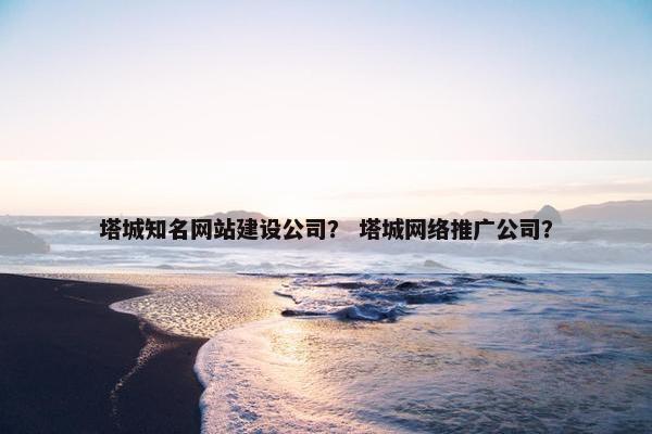 塔城知名网站建设公司？ 塔城网络推广公司？