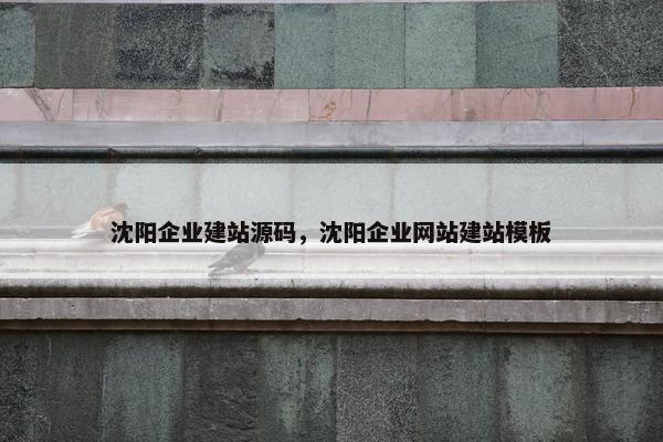 沈阳企业建站源码，沈阳企业网站建站模板