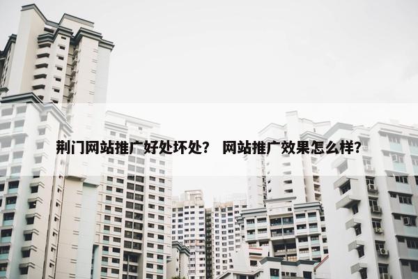 荆门网站推广好处坏处？ 网站推广效果怎么样？