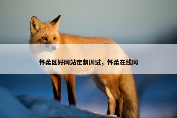 怀柔区好网站定制调试，怀柔在线网