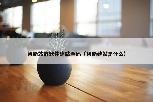 智能站群软件建站源码（智能建站是什么）