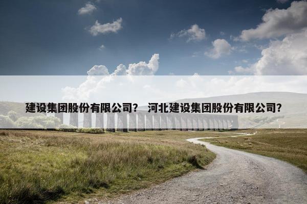 建设集团股份有限公司？ 河北建设集团股份有限公司？
