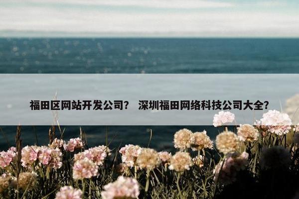 福田区网站开发公司？ 深圳福田网络科技公司大全？